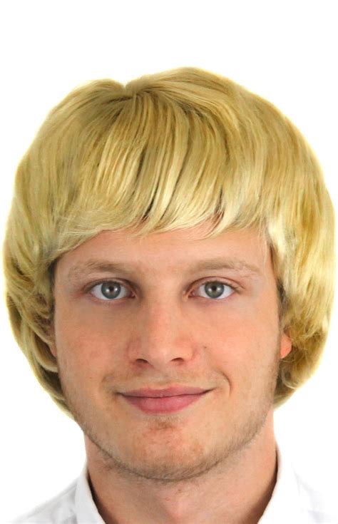 short wig blonde|short blonde wig men.